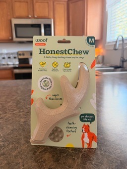 WOOF HonestChew antler dog chew